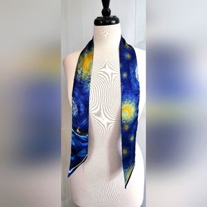 Scarf from shein. Color blue.